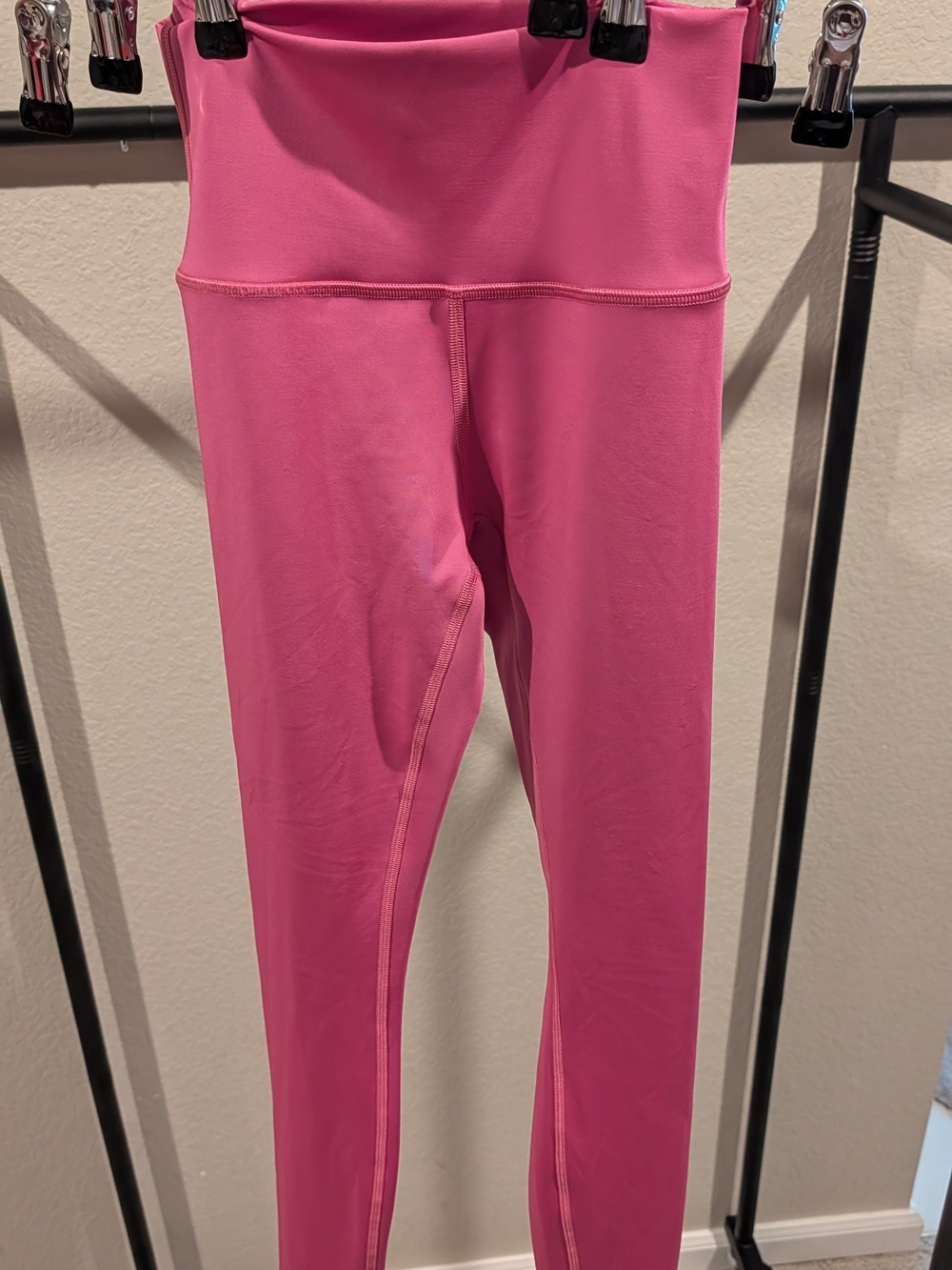 ALO Yoga Women's Hot Pink High-Rise Leggings, S